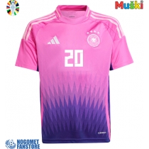 Njemačka Benjamin Henrichs #20 Gostujuci Dres EP 2024 Kratak Rukav